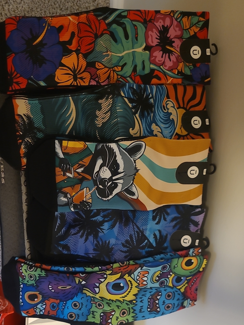 Women’s Multicolor Footies Pack — Graphic Tropical & Character Prints